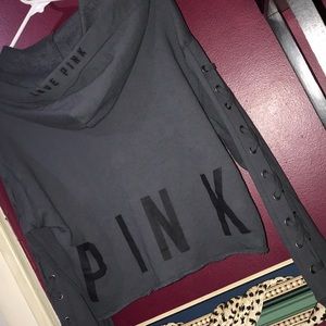Victoria’s Secret PINK Pullover Cropped, & Tote